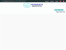 Tablet Screenshot of genesisotomasyon.com